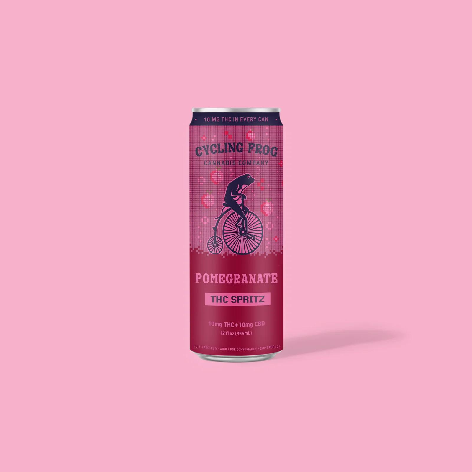 Cycling Frog Pomegranate Spritz 10mg can 12oz