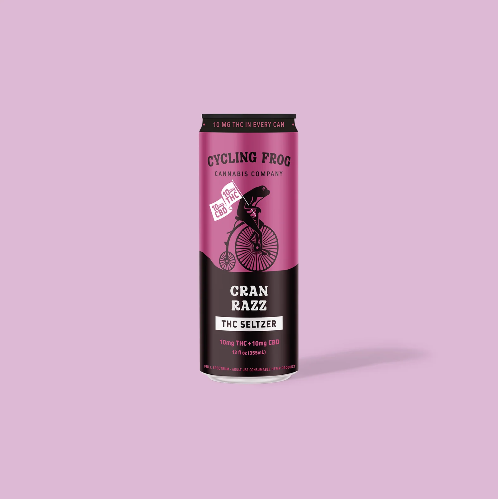 Cycling Frog 10 mg Cran Raz Seltzer 12oz can