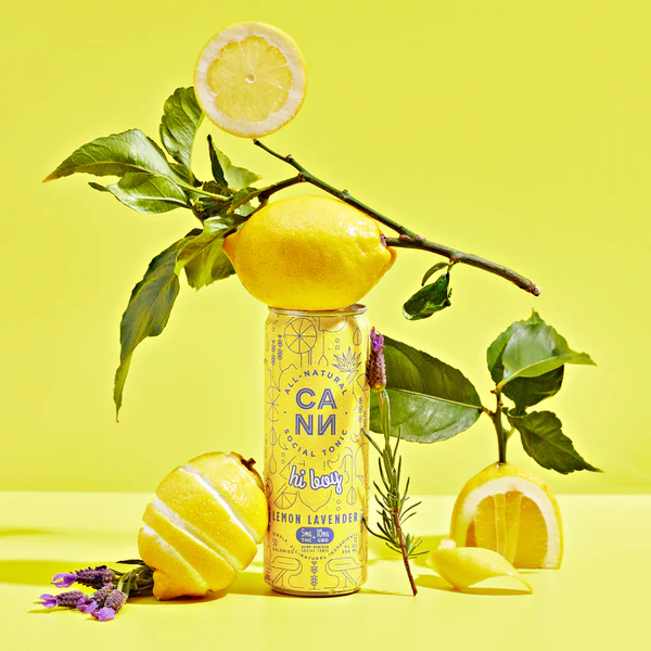 Cann Lemon Lavender HI BOY 5mg can 12oz