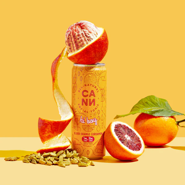 Cann Blood Orange Cardamom HI BOY 5mg can 120z