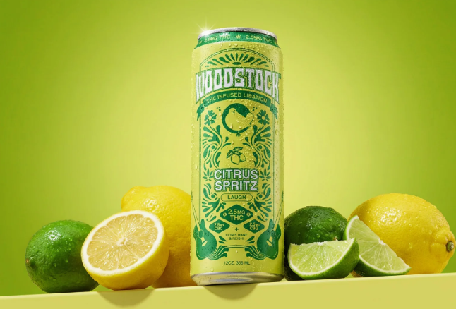 Woodstock Citrus Spritz Laugh 2.5mg can 12oz