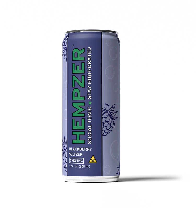 Hempzer SF Blackberry Seltzer 5mg can 12oz