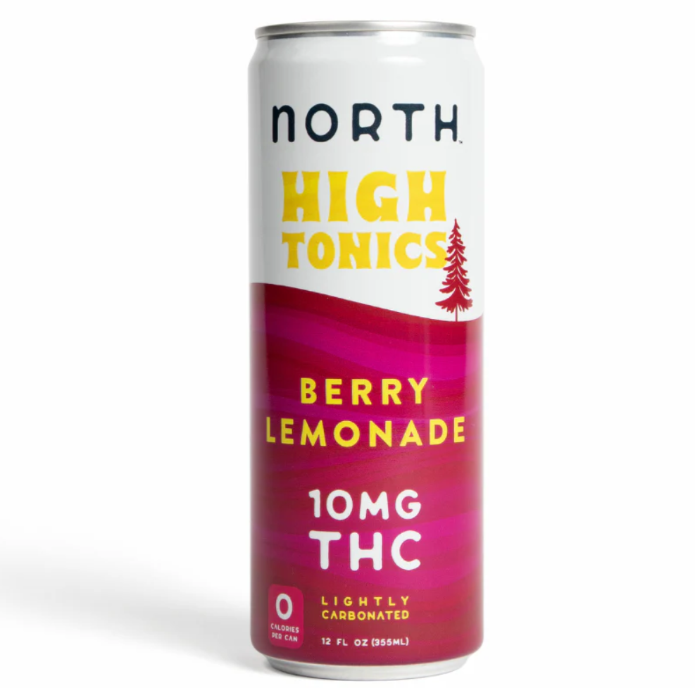 North Canna High Tonics Berry Lemonade 10mg can 12oz