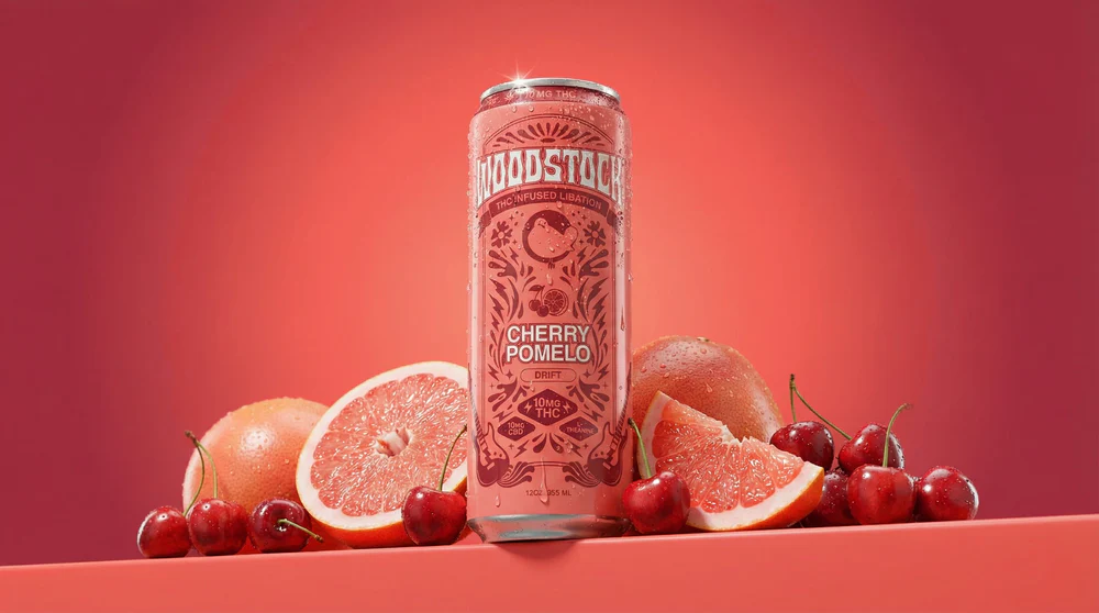 Woodstock Cherry Pomelo Drift 10mg can 12oz