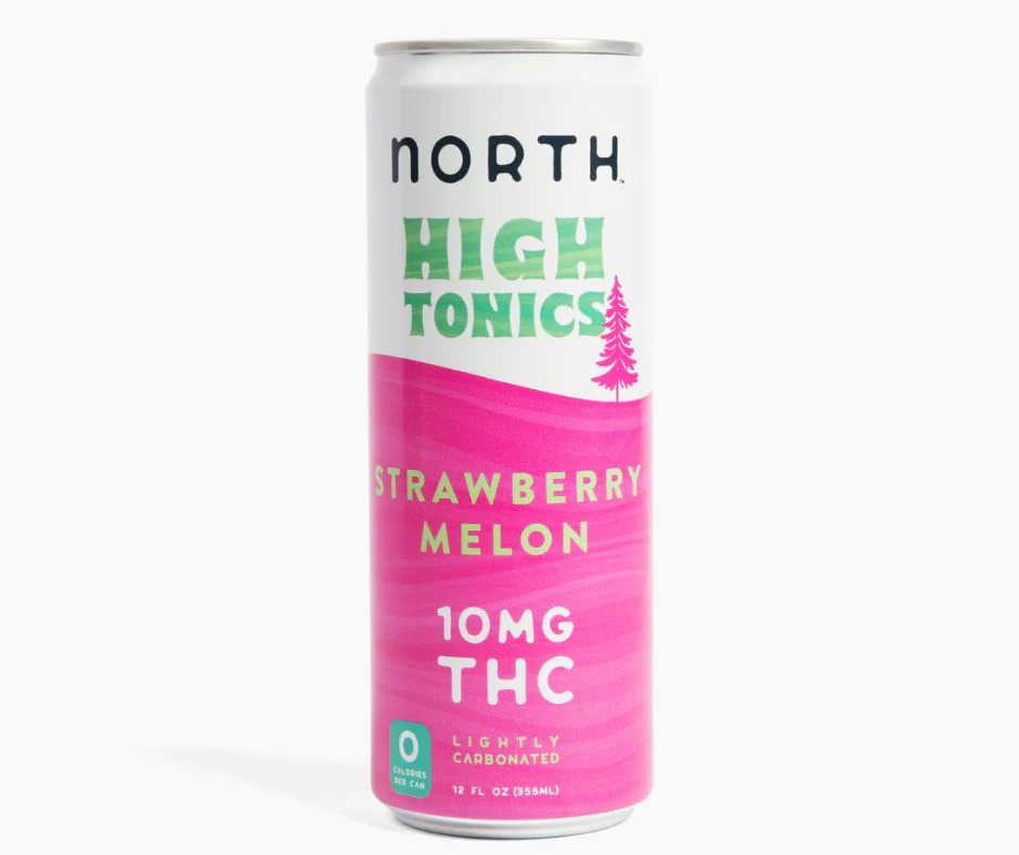 North Canna High Tonics Strawberry Melon 10mg can 12oz