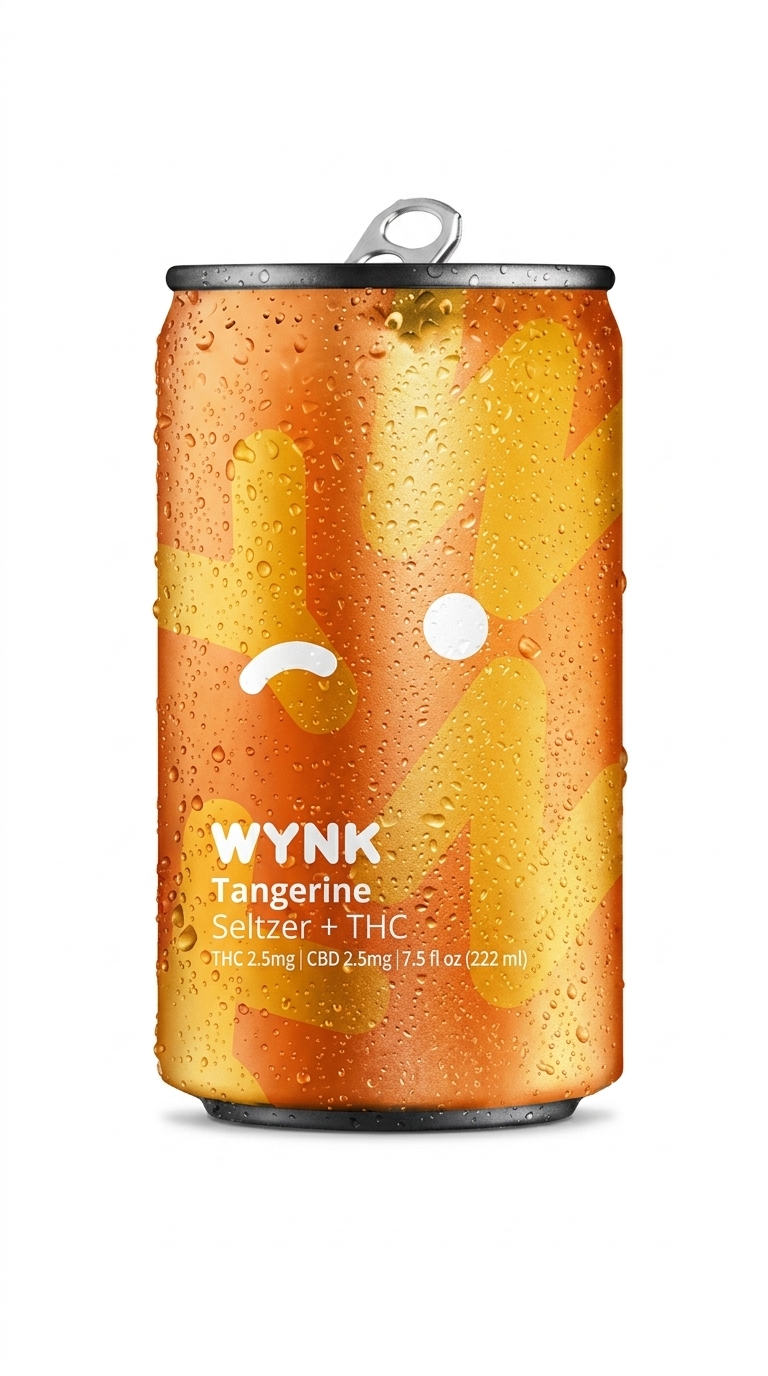 Wynk Tangerine 2.5mg SF seltzer 7.5 oz can