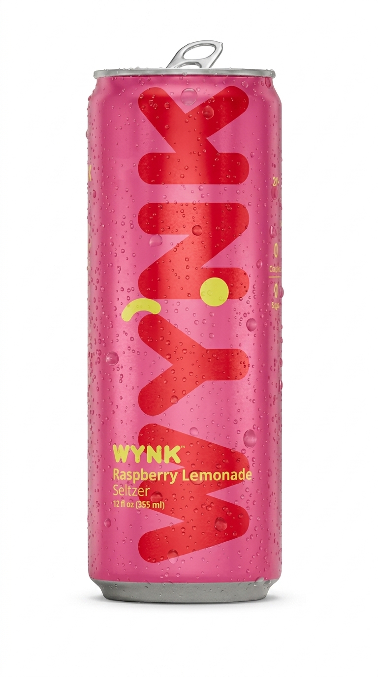 Wynk Raspberry Lemonade 10mg SF Seltzer 12oz can